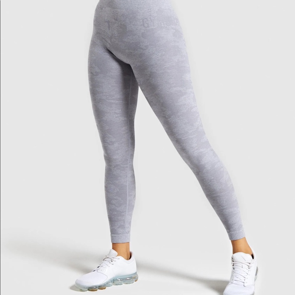 Lilac Gymshark Adapt Camo Seamless Leggings